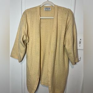Vintage cashmere cozy long sweater